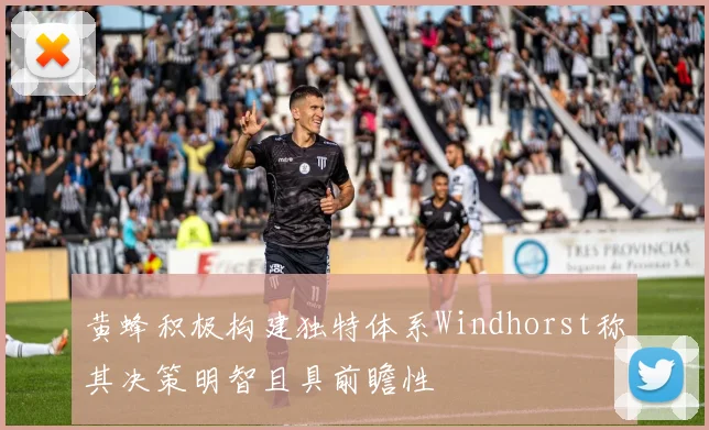 黄蜂积极构建独特体系Windhorst称其决策明智且具前瞻性